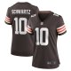 Women's Cleveland Browns Anthony Schwartz Nike Brown Game Jersey