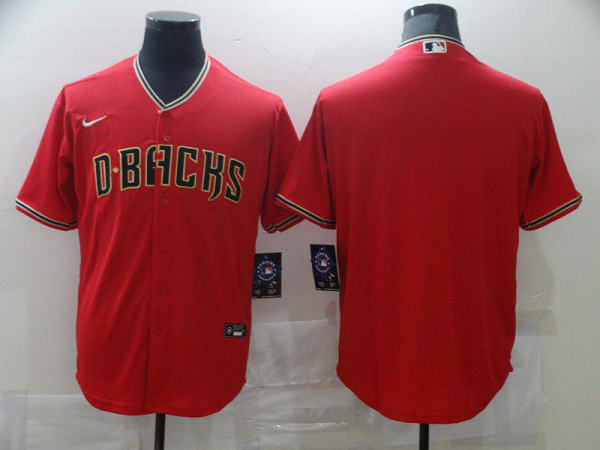 Men Arizona Diamondback Blank Red Game Nike MLB Jerseys