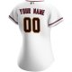 Women's Arizona Diamondbacks Nike White Home Replica Custom Jersey