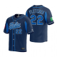 Italy Baseball David Fletcher Navy 2023 World Baseball Classic Jersey