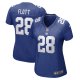 Women's New York Giants Cor'Dale Flott Nike Royal Game Player Jersey