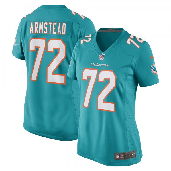 Women's Miami Dolphins Terron Armstead Nike Aqua Game Jersey