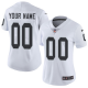 Women's Nike Las Vegas Raiders Customized White Vapor Untouchable Custom Limited NFL Jersey