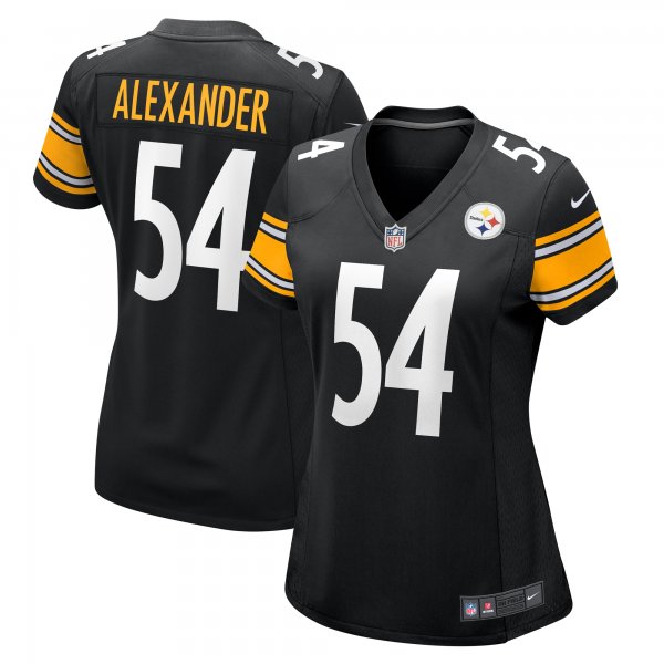 Women's Pittsburgh Steelers Kwon Alexander Nike  Black  Game Jersey