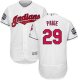 Cleveland Indians #29 Satchel Paige White Flexbase Collection 2016 World Series Bound Stitched MLB Jersey