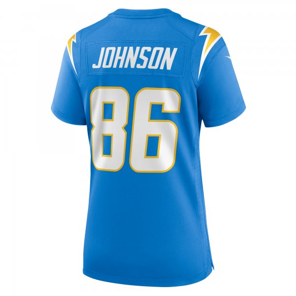 Women's Los Angeles Chargers Cornelius Johnson Nike  Powder Blue  Game Jersey