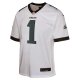 Youth Philadelphia Eagles Jalen Hurts Nike White Game Jersey