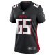 Women's Atlanta Falcons Matthew Bergeron Nike  Black Team Game Jersey