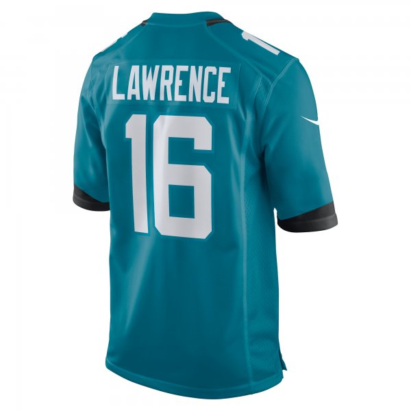 Men's Jacksonville Jaguars Trevor Lawrence Nike Teal Home Game Jersey