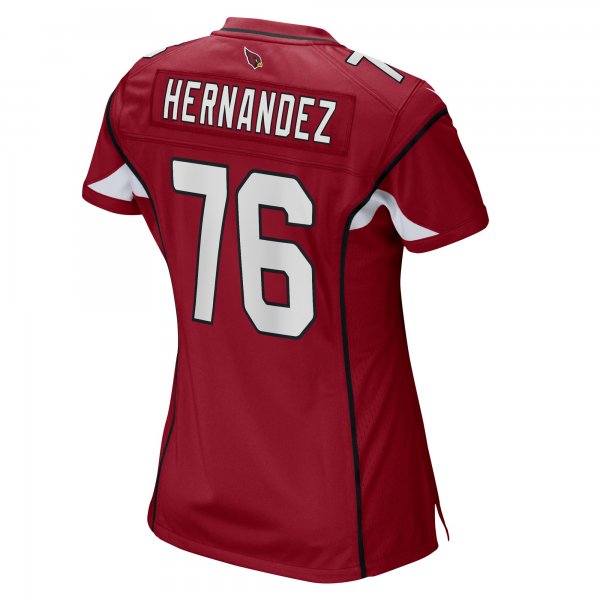 Women's Arizona Cardinals Will Hernandez Nike Cardinal Game Player Jersey