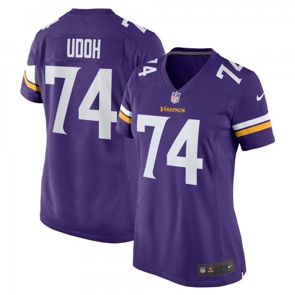 Women's Minnesota Vikings Oli Udoh Nike Purple Game Jersey