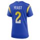 Women's Los Angeles Rams Russ Yeast Nike Royal Home Game Jersey