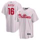 Men's Philadelphia Phillies #16 Brandon Marsh Nike White Jersey