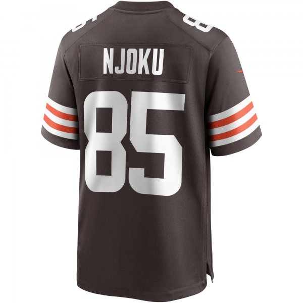 Men's Cleveland Browns David Njoku Nike Brown Game Player Jersey