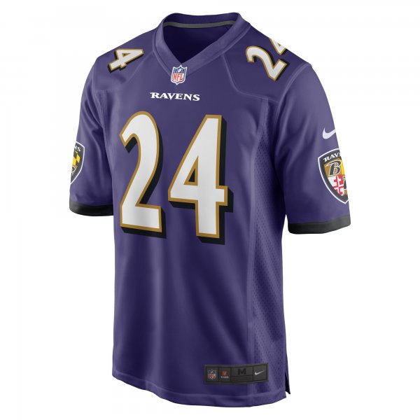 Men's Baltimore Ravens Jadeveon Clowney Nike  Purple  Game Jersey