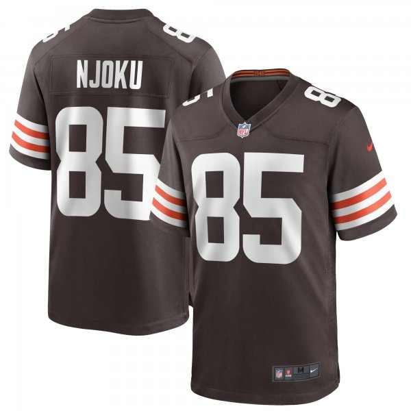 Men's Cleveland Browns David Njoku Nike Brown Game Player Jersey