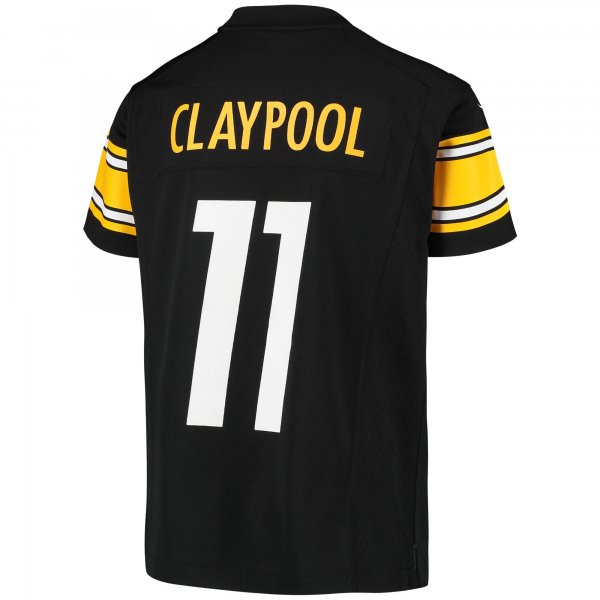 Youth Pittsburgh Steelers Chase Claypool Nike Black Game Jersey