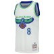 Men's Atlanta Hawks Steve Smith Mitchell & Ness Cream Chainstitch Swingman Jersey