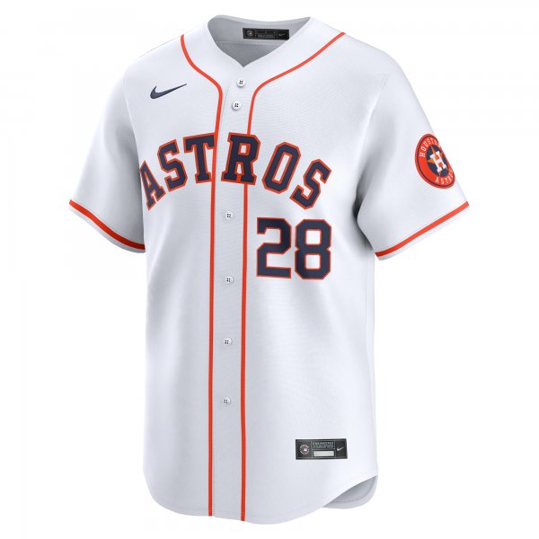 Men's Houston Astros Jon Singleton Nike White Home Limited Player Jersey