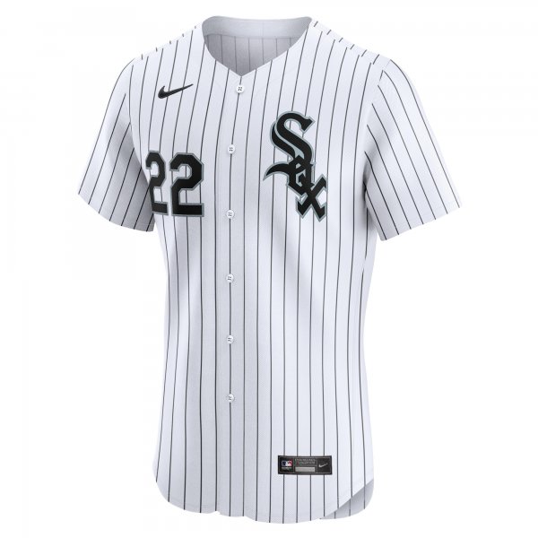 Men's Chicago White Sox Oscar Colas Nike White Home Elite Player Jersey