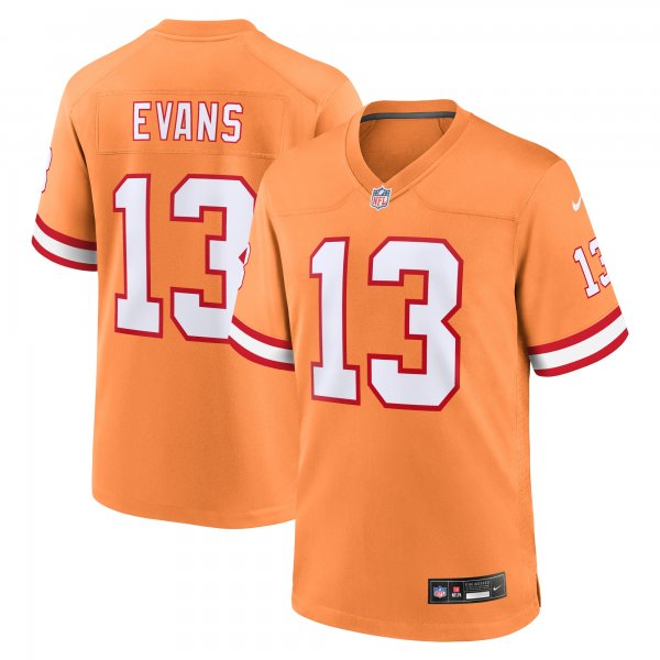 Men's Tampa Bay Buccaneers Mike Evans Nike Orange Throwback Game Jersey