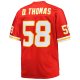 Men's Kansas City Chiefs Derrick Thomas Mitchell & Ness Red Big & Tall 1994 Retired Player Replica Jersey