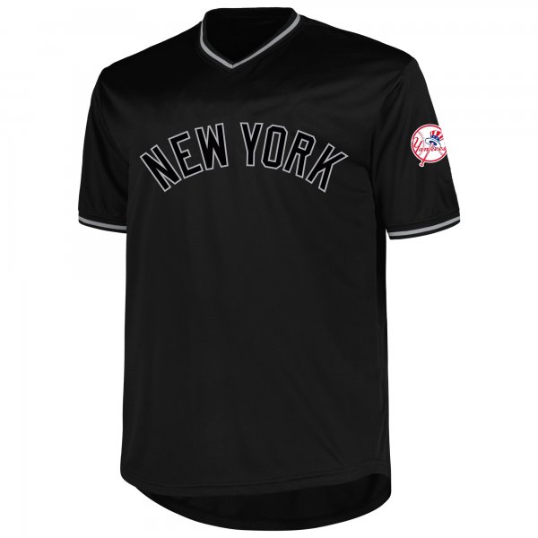 Men's New York Yankees Aaron Judge Profile Black Big & Tall Pop Fashion Player Jersey