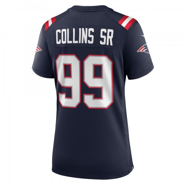 Women's New England Patriots Jamie Collins Sr. Nike Navy Home Game Player Jersey