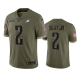 Philadelphia Eagles Darius Slay Jr Olive 2022 Salute To Service Limited Jersey #2