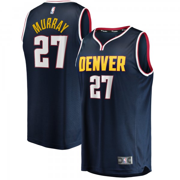 Youth Denver Nuggets Jamal Murray Fanatics Navy Fast Break Player Jersey - Icon Edition