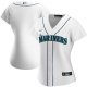 Women's Nike Seattle Mariners Blank White Home 2020 MLB Jersey