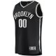 Youth Brooklyn Nets Fanatics Black Fast Break Custom Replica Jersey - Icon Edition