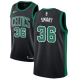 Men's Nike Boston Celtics #36 Marcus Smart Black Swingman Statement Edition NBA Jersey