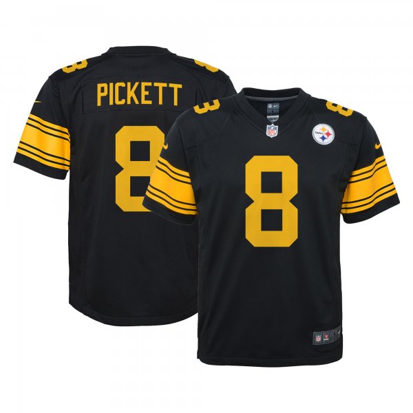 Youth Pittsburgh Steelers Kenny Pickett Nike Black Game Jersey