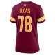 Women's Washington Commanders Cornelius Lucas Nike  Burgundy  Game Jersey