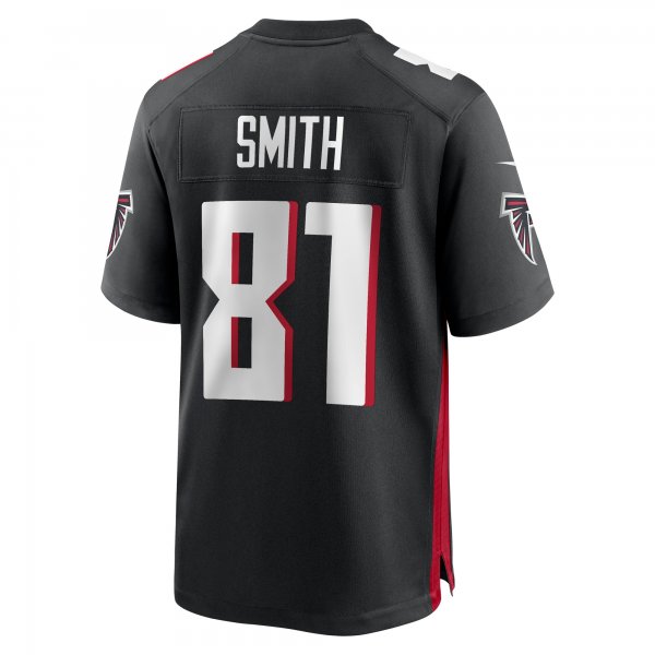 Men's Atlanta Falcons Jonnu Smith Nike Black Game Player Jersey