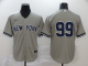 Men's New York Yankees #99 Aaron Judge Gray No Name Stitched MLB Cool Base Nike Jersey