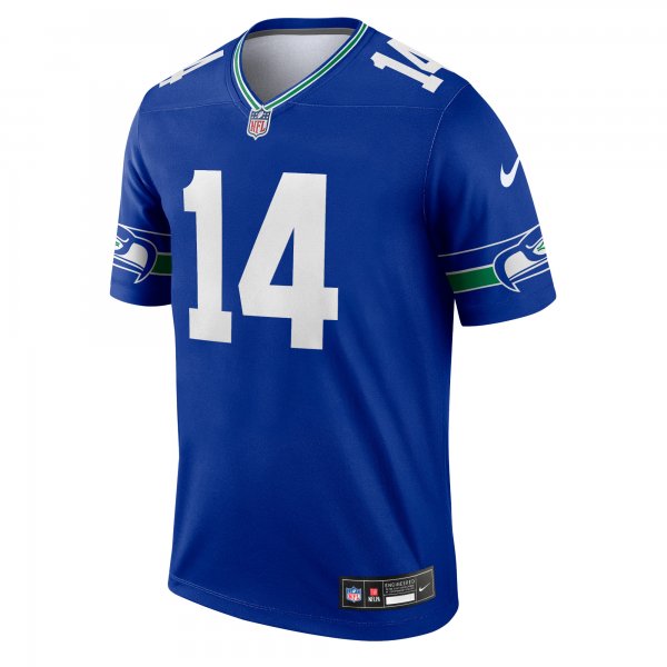 Men's Seattle Seahawks DK Metcalf Nike Royal Throwback Legend Player Jersey