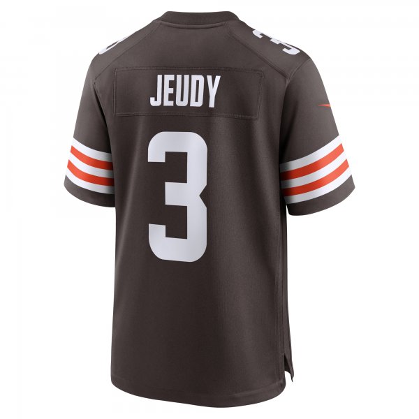 Men's Cleveland Browns Jerry Jeudy Nike  Brown  Game Jersey