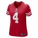 Women's San Francisco 49ers Nick Mullens Nike Scarlet Game Jersey