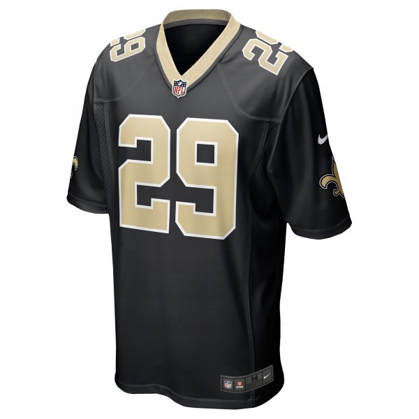 Men's New Orleans Saints Paulson Adebo Nike Black Game Jersey