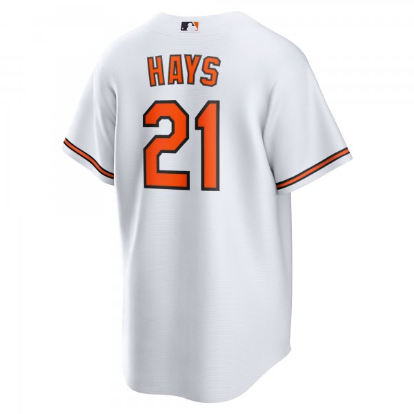 Men's Baltimore Orioles Austin Hays Nike White Replica Player Jersey