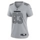 Women's Las Vegas Raiders Darren Waller Nike Gray Atmosphere Fashion Game Jersey