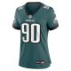 Women's Philadelphia Eagles Jordan Davis Nike Midnight Green Team Game Jersey