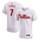 Men's Philadelphia Phillies Trea Turner Nike White Home Elite Jersey