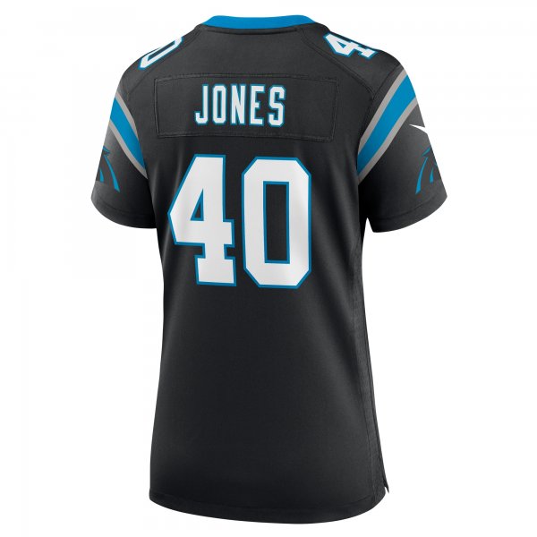 Women's Carolina Panthers Deion Jones Nike  Black  Game Jersey