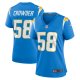 Women's Los Angeles Chargers Tae Crowder Nike Powder Blue Team Game Jersey