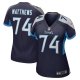 Women's Tennessee Titans Bruce Matthews Nike Navy Retired Player Jersey