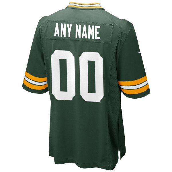 Men's Green Bay Packers Nike Green Custom Game Jersey