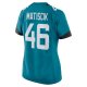 Women's Jacksonville Jaguars Ross Matiscik Nike Teal Nike Game Jersey